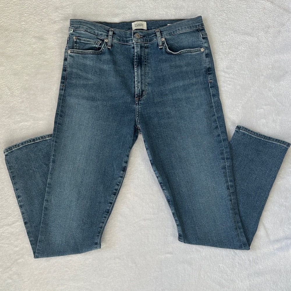 Citizens Of Humanity Jeans Women 30 Blue Denim Olivia High Rise Slim Ankle